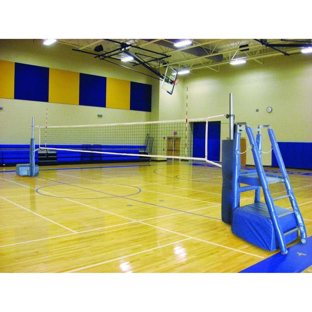 Net sysetm can be used indoors where there are no holes or anchors