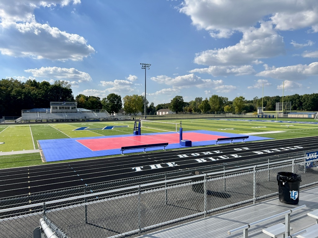 Court view from side, not a bad seat